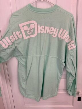 Disney World Long-Sleeve spirit jersey Graphic Tee - Mint
